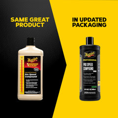 Meguiar's M100 compound pour and texture demonstrating viscous cutting formula