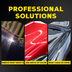 Meguiar's M200 close-up texture highlighting fine abrasive formula for refined gloss