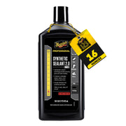 Meguiar's front bottle view showing label and quick application benefit