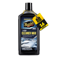 Meguiar's M50 front label showing product and benefits