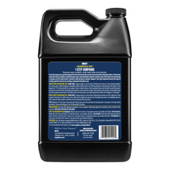 Meguiar's M67 compound texture close-up showing polishing abrasive action