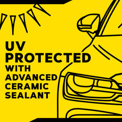 Meguiar's pre-saturated sealant wipe packet showing clear drying protection