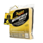 Meguiar's front packaging showing six towels and value pack benefit