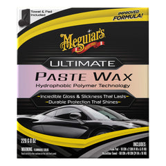 Meguiar's open paste texture close-up showing smooth spreadability benefit