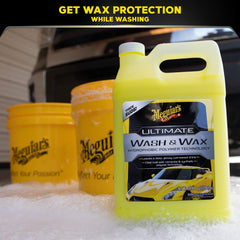 Meguiar's pouring concentrated solution to dilute for multiple washes