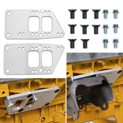 Mejiao front view adapter plates showing bolt pattern and fit benefit