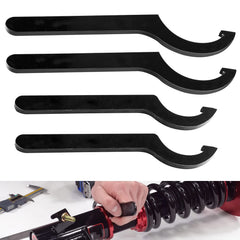Mekar front view of three-piece spanner kit showing complete set and rust-resistant finish