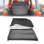 Mekar front view of panel bag showing secure fit and easy access