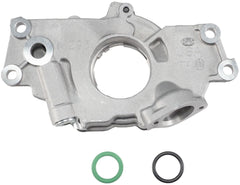 Melling engine oil pump front view showing cast-aluminum body and fitment benefit