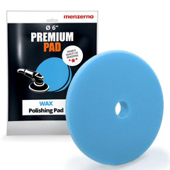 menzerna blue foam pad front view shows even surface for smooth application