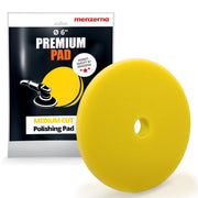 menzerna front packaging showing 6-inch pad and benefits