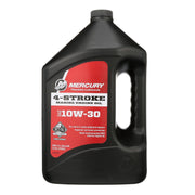 MERCURY 10W-30 gallon bottle front label showing product and benefits