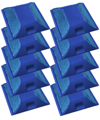 Merhoff & Larkin front packaging showing ten blue reflectors and benefits