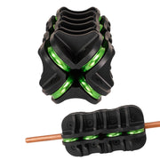 MERWOF front view of tubing straightener showing compact design and grip