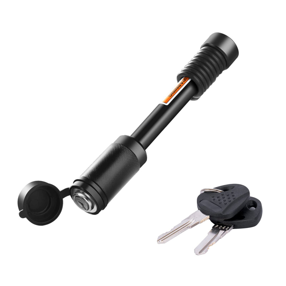 META Hardware front packaging showing hitch lock and included parts, clear protection benefit