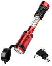 METOWARE front view lock installed showing secure hitch attachment benefit