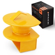 METOWARE front view of lunette lock showing secure fit and visibility
