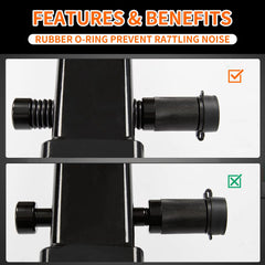 METOWARE locks installed on trailer receiver demonstrating easy fit and secure attachment during towing