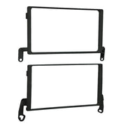 Metra 95-5818 front bezel showing mounting opening and clean painted finish for OEM look