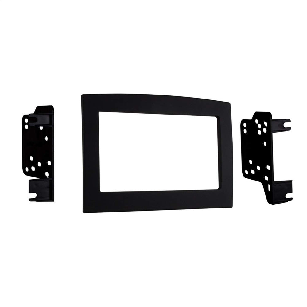 Metra front bezel black showing clean fit and OEM look for Dodge Ram