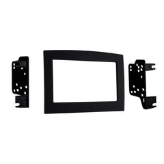 Metra front bezel black showing clean fit and OEM look for Dodge Ram