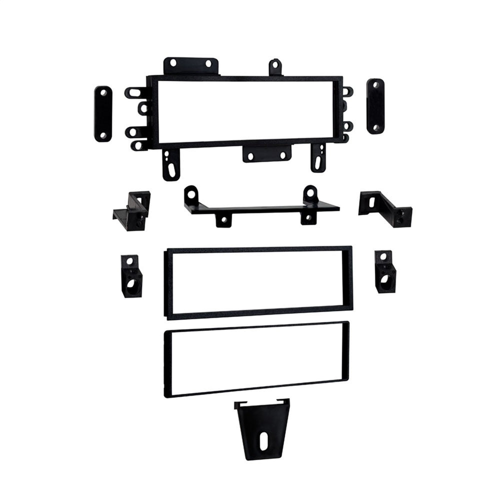 Metra 99-5510 front bezel showing clean dash fit and factory look