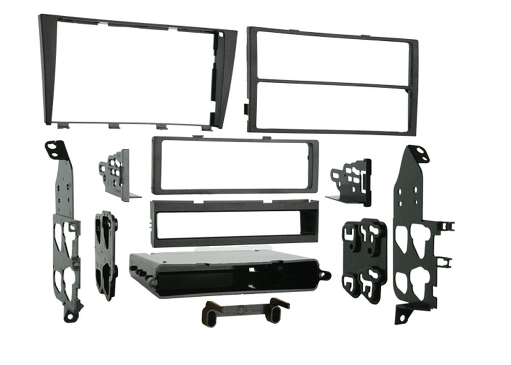 Metra 99-8151 front bezel in matte black showing clean OEM-style fit and finish