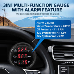 MH oil pressure sensor detail demonstrating solid construction and accuracy