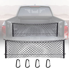 MICTUNING front packaging showing cargo net and carabiners for easy identification and purchase