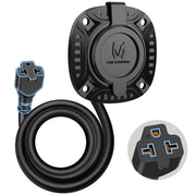 MICTUNING front panel inlet showing face and mounting flange, easy access for hookups