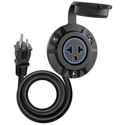 MICTUNING front panel inlet showing five compatible plug openings and tidy install benefit