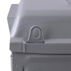 Midwest U041CP installed at campsite powering RV, Midwest robust weatherproof protection