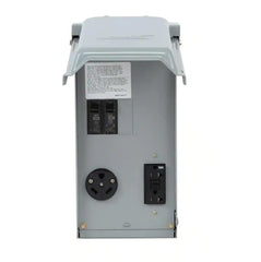 Midwest U041CP front view showing enclosure and outlet, durable outdoor power