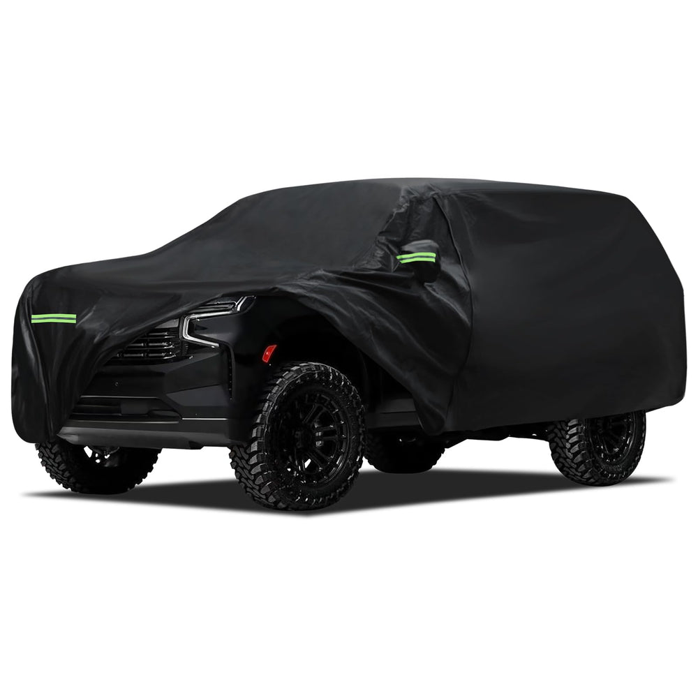 Migaven cover on Chevy Suburban front view showing full fit and protection