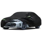 Migaven cover front view on BMW 3 Series showing full-body protection and fit