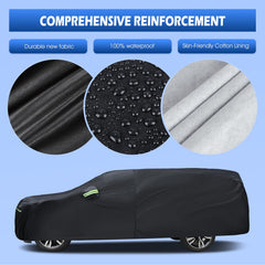 Migaven waterproof outer texture close-up displaying water beading for weather protection