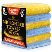 Mighty Cleaner folded towels front view showing neat stack and convenience