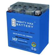 Mighty Max YB12A-A front view showing compact case and label with reliable power