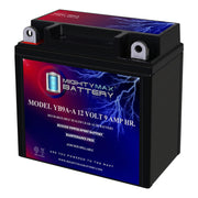 Mighty Max YB9A-A front view showing compact maintenance-free design and fit