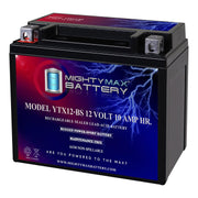 Mighty Max Battery front view showing compact sealed design and reliable starter power