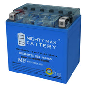 Mighty Max front view showing compact sealed gel battery benefits