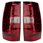 MiKaFex tail light front view showing clear red lens and OEM-style fit