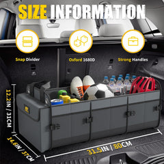 MIKKUPPA folded compact profile for easy trunk or garage storage convenience