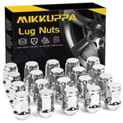MIKKUPPA front angled lug nut showing bulge seat and neat finish for secure centering