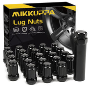 MIKKUPPA front packaging showing full 23-piece lug nut kit and benefits