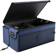 MIKKUPPA front view with lid closed showing neat trunk storage and secure concealment