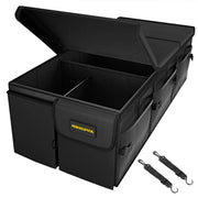MIKKUPPA front view showing roomy trunk organizer and easy access benefit