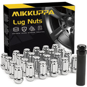 MIKKUPPA front view packaging showing 24-piece lug nut set and benefits