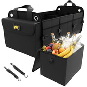 MIKKUPPA trunk organizer front view showing robust build and capacity