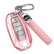 MILD EAST front view of key fob cover showing fit and protection
